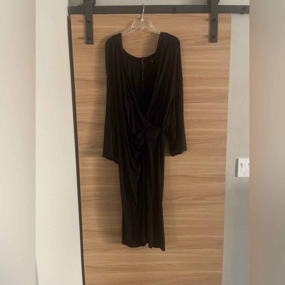 J. Jill Black Long Sleeve Dress 4X Excellent condition